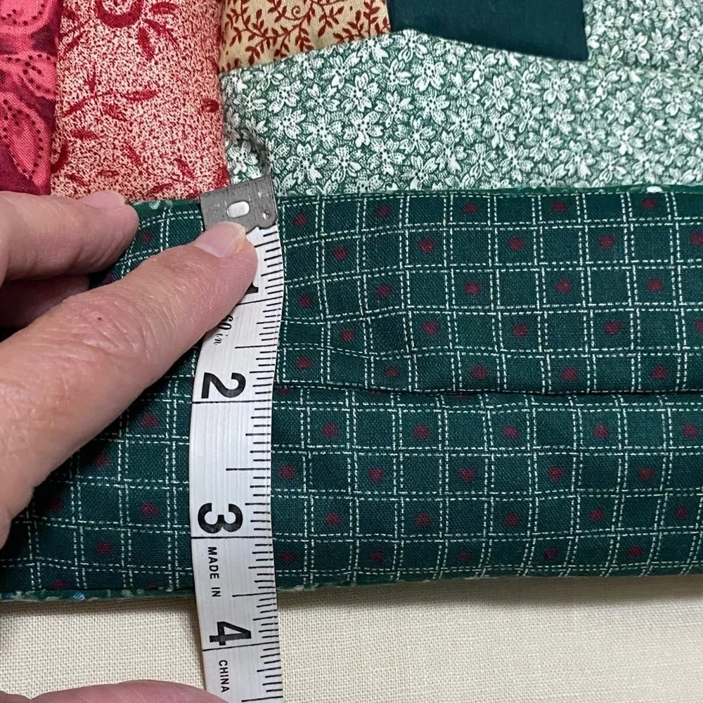 Handmade Patchwork Cottagecore Boho Multicolor Purse.